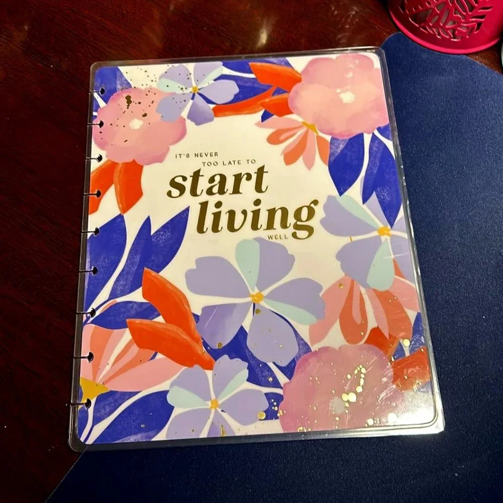 Happy Planner - COVER - It's never too late - Planner/Notebook - NEW